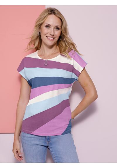рубашка с круглым вырезом Rundhals-Shirt