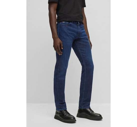 Джинсы узкого кроя с кожаным значком Delaware BC-L-P