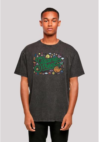 футболка Sesamstraße Collage Coloured