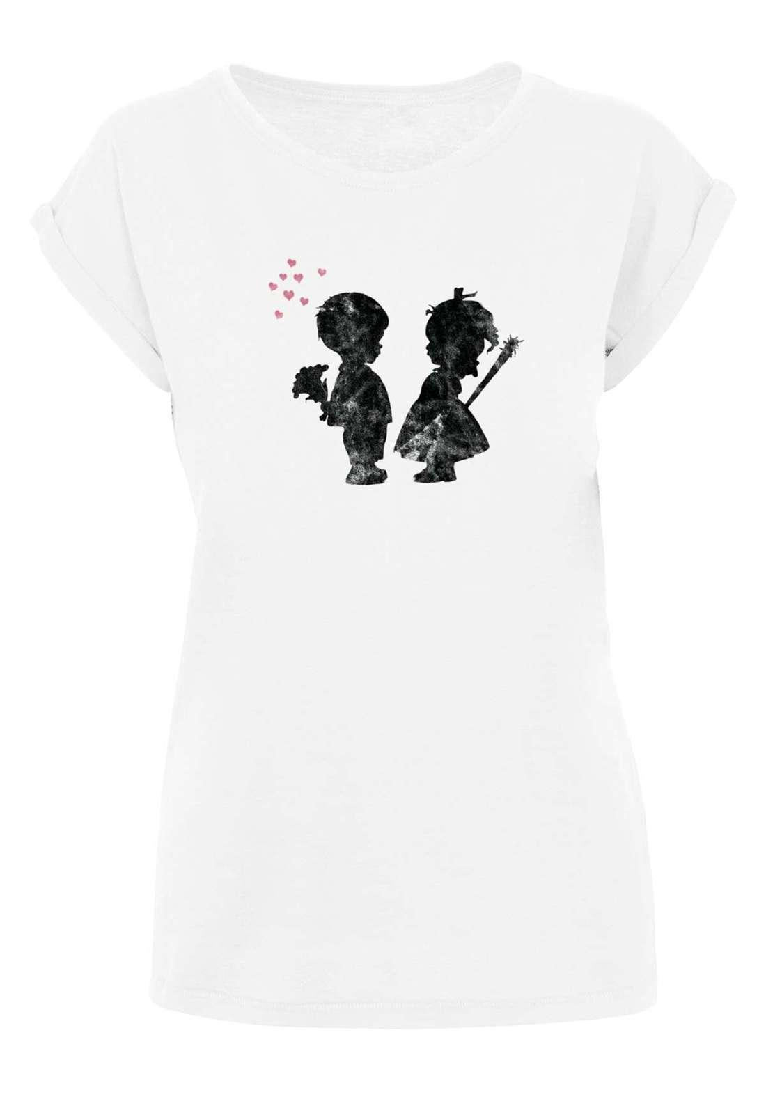 футболка Damen Ladies Girl with a stick T-Shirt