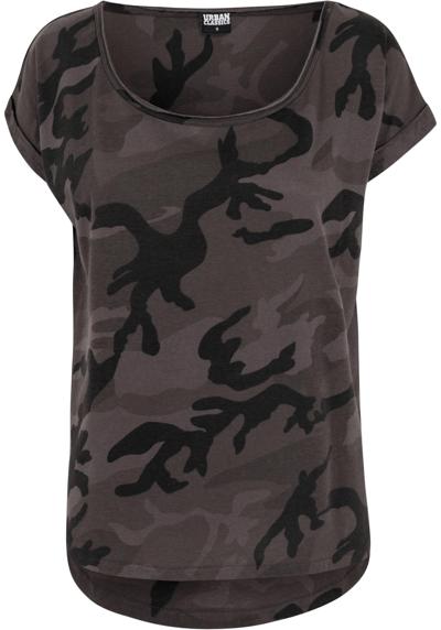 футболка Urban Classics Damen Ladies Camo Back Shaped Tee