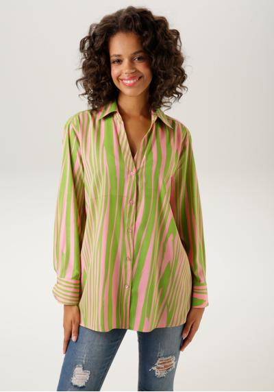 Блузка-рубашка модного экстравагантного полосатого дизайна - НОВАЯ КОЛЛЕКЦИЯ