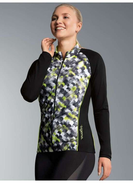 Тренировочная куртка TRIGEMA Fahrradjacke mit praktischer Rückentasche