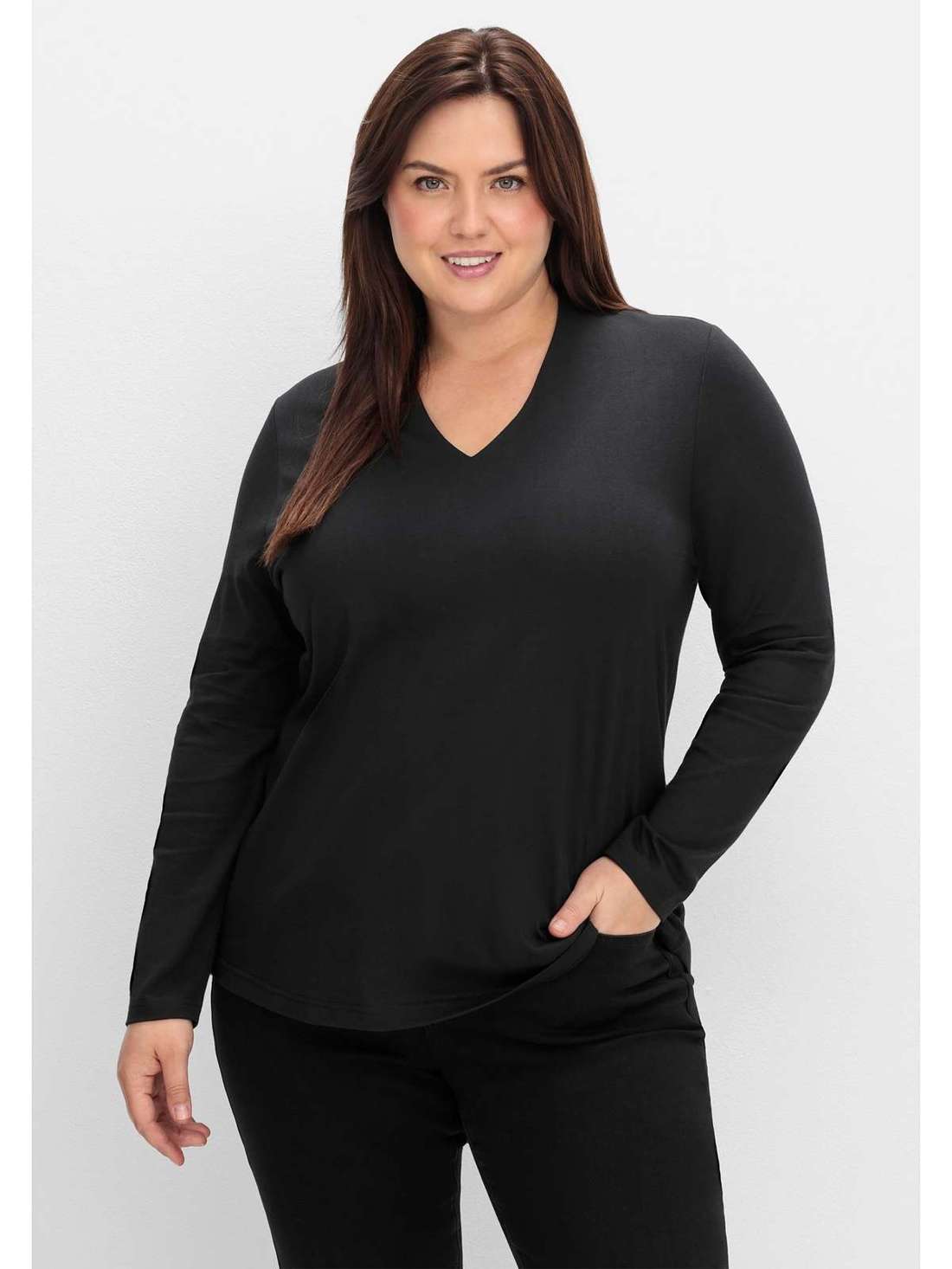 Рубашка с длинным рукавом Große Größen