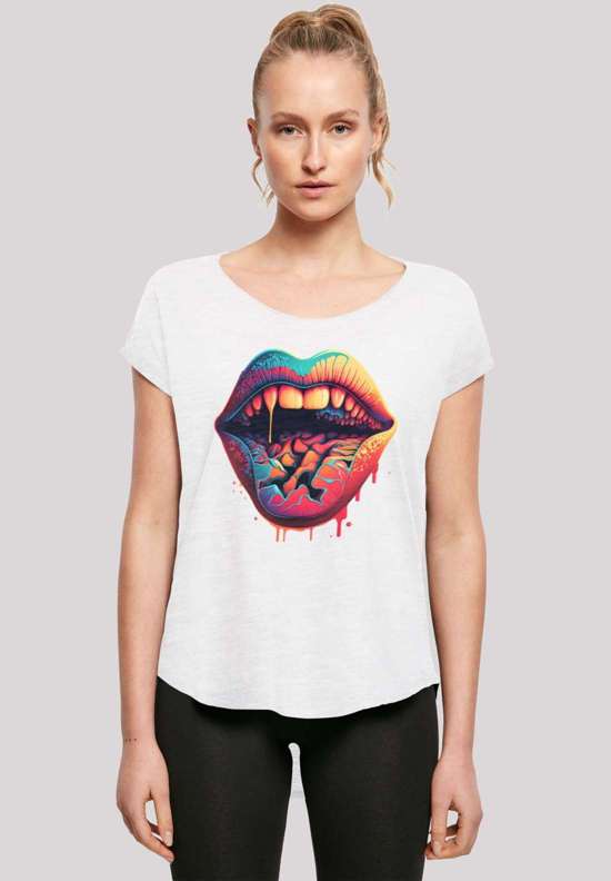 футболка Drooling Lips LONG TEE