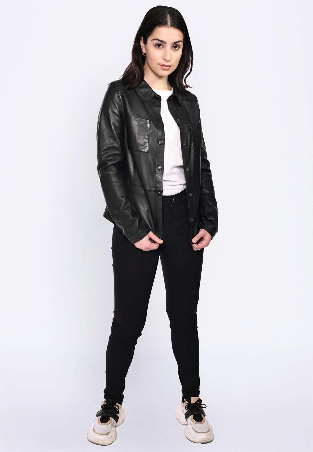 Кожаная куртка 42020134