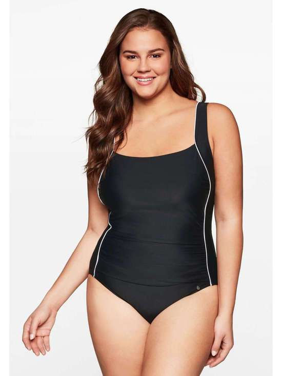 Купальник с регулируемыми бретелями и моделирующим эффектом. Große Größen