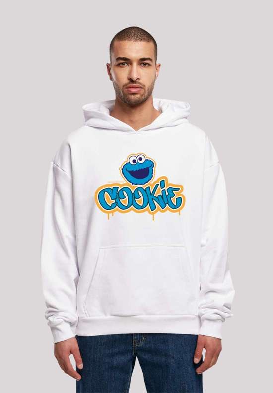 Толстовка с капюшоном Sesamstraße Cookie Graffiti Logo
