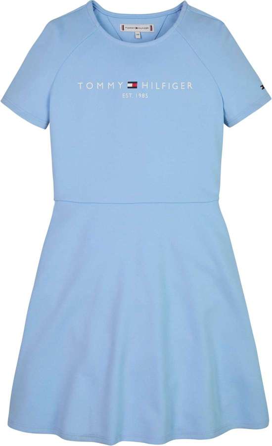 Платье А-силуэта, дети до 16 лет, с надписью-логотипом