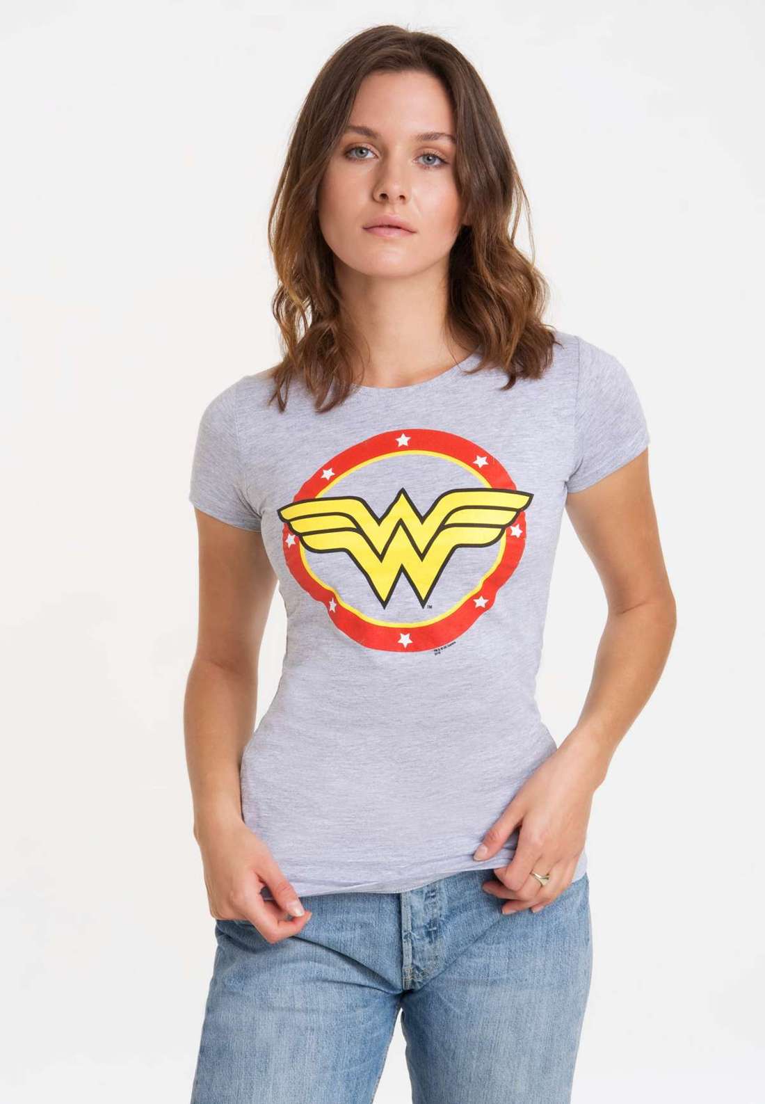 Футболка с лицензионным принтом Wonder Woman Circle Logo