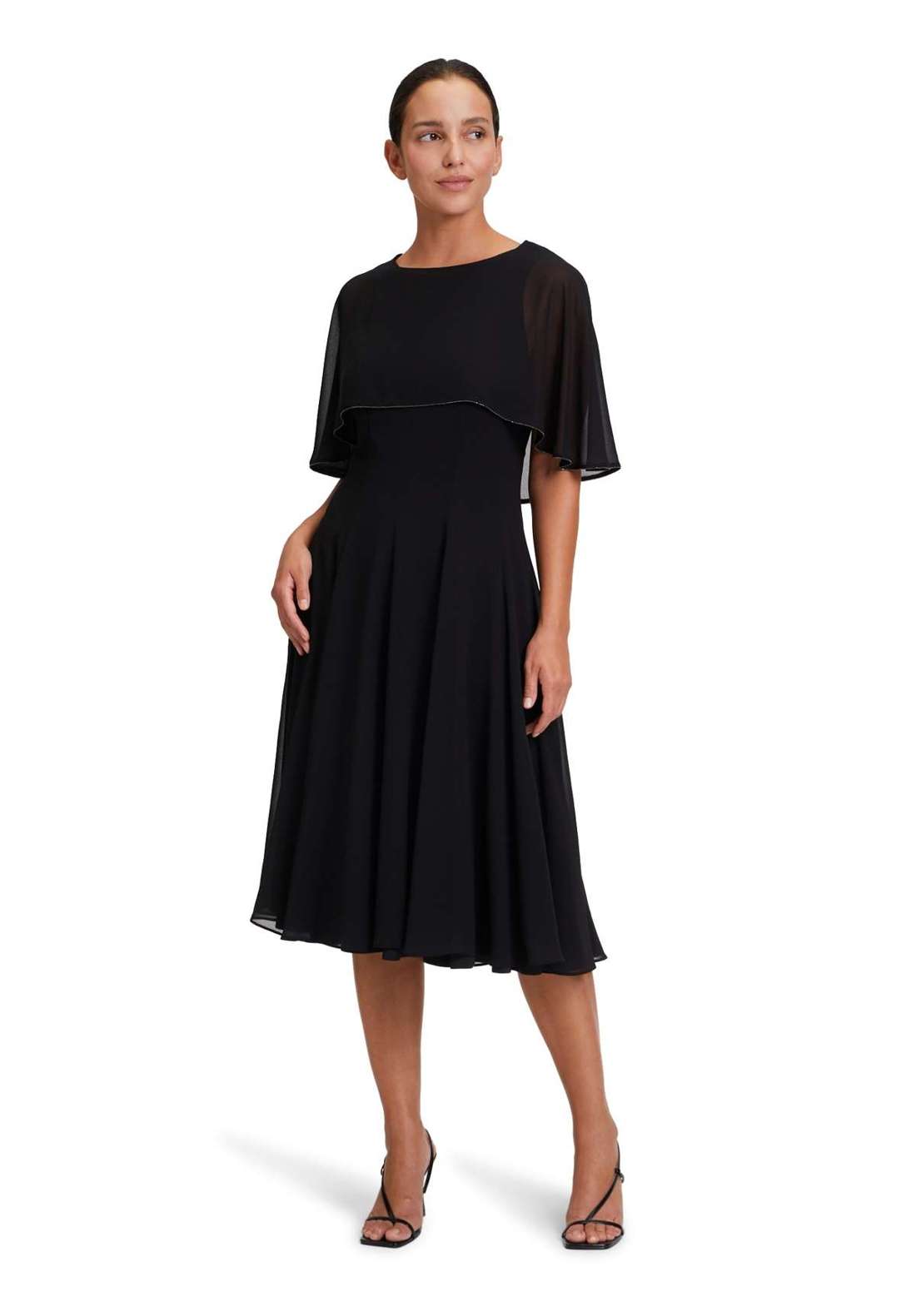 Шифоновое платье Chiffonkleid kurzarm