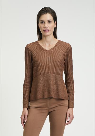 Вязаный свитер Feinstrickpullover mit Lochmuster