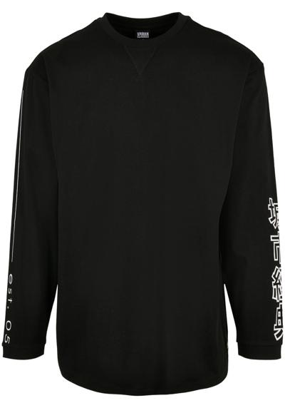 Рубашка с длинным рукавом Urban Classics Herren Chinese Symbol Oversized LS