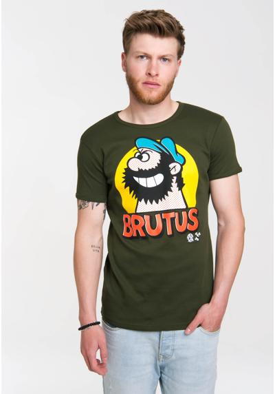Футболка с повседневным винтажным принтом Brutus