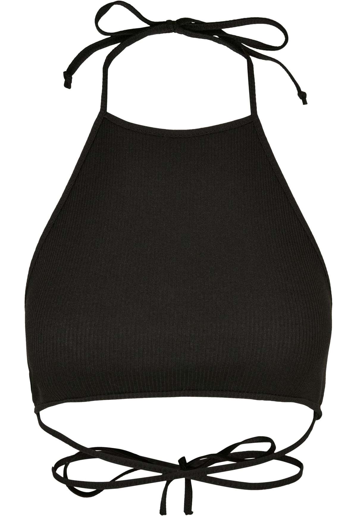 Мышечная рубашка Urban Classics Damen Ladies Rib Trapeze Cropped Top