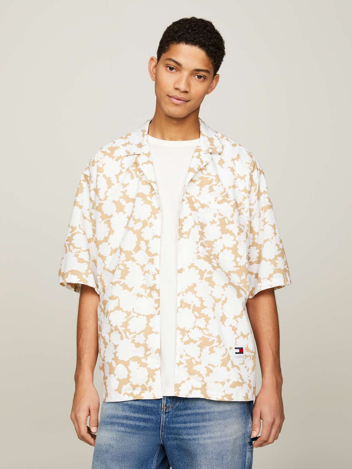 Рубашка с короткими рукавами и принтом по всей поверхности TJM RLX FLORAL AOP CAMP SHIRT