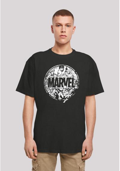 футболка Marvel Comics Logo Character Infill