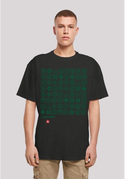 футболка Muster Grün Symbole