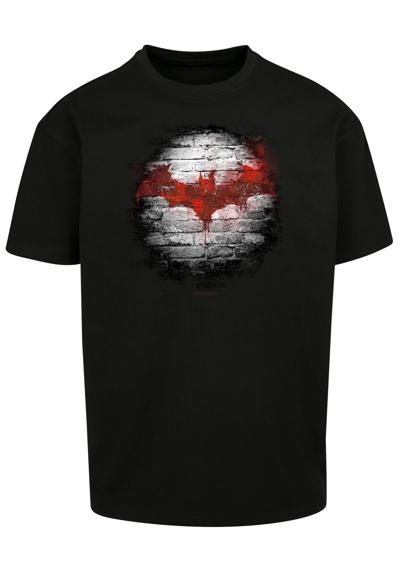 Рубашка с коротким рукавом Herren Batman Logo Wall with Heavy Oversize Tee