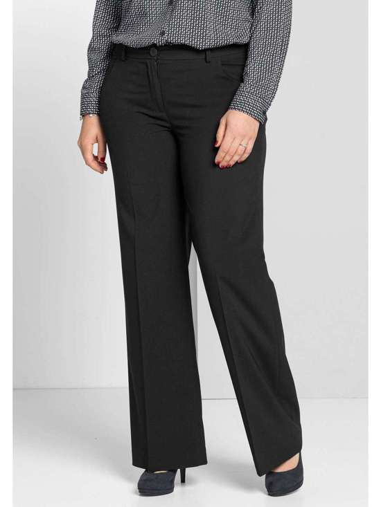 Брюки стрейч с запрессованными складками Große Größen