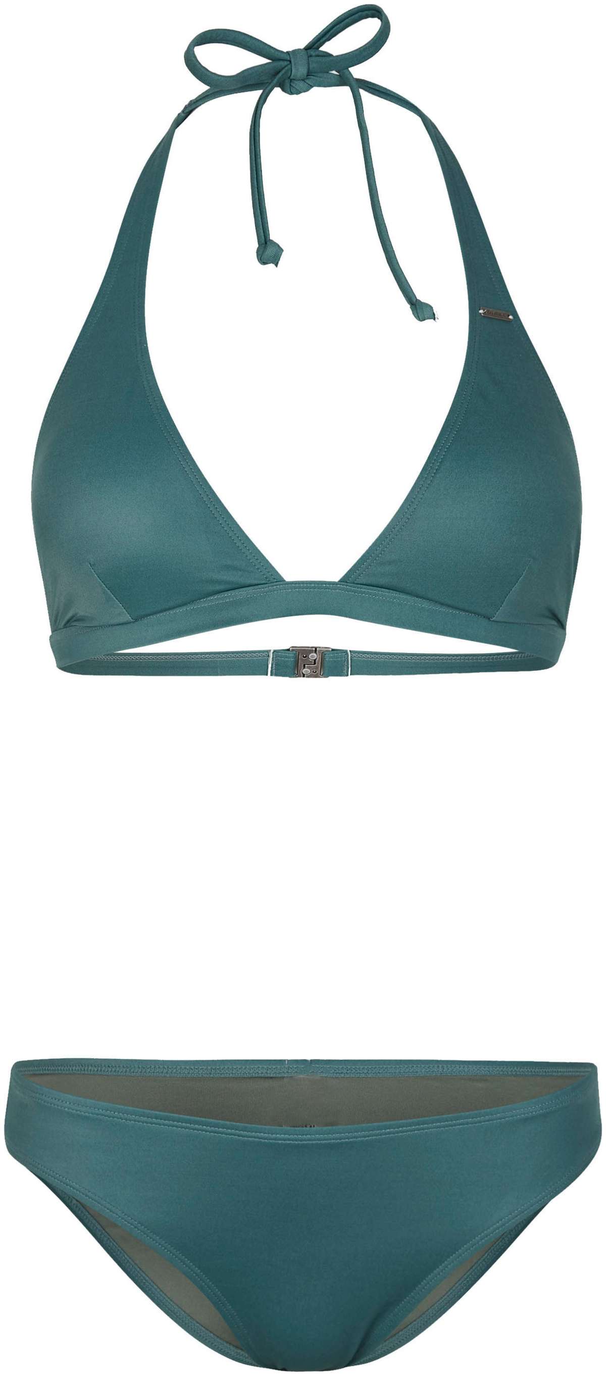 Треугольное бикини с застежкой и завязывающимся ремешком. ESSENTIALS MARIA CRUZ BIKINI SET