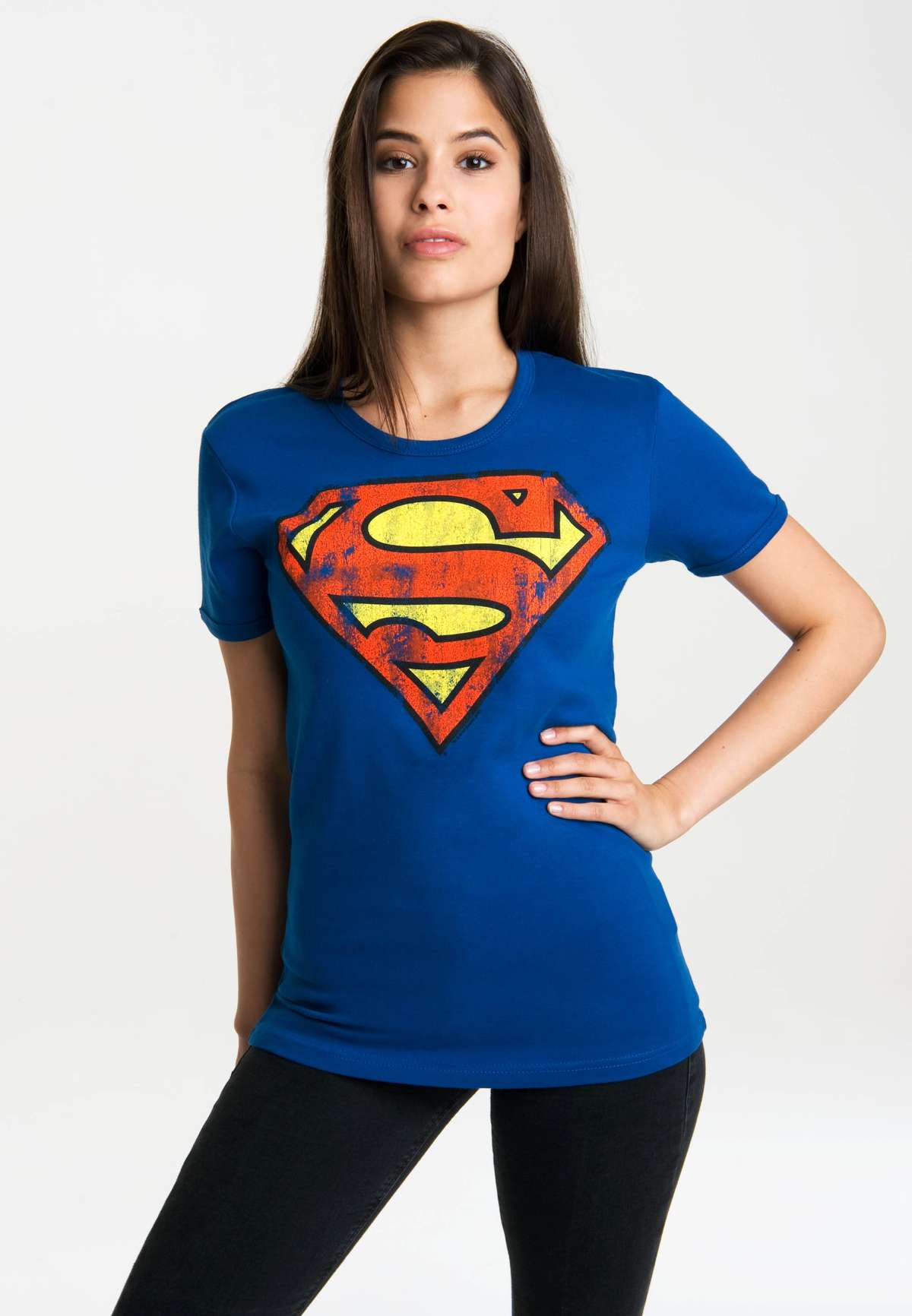 Футболка с лицензионным оригинальным дизайном Superman-Logo