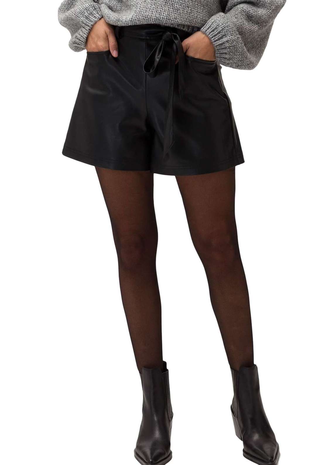 шорты zero Shorts in Leder-Optik