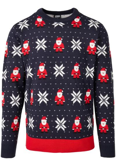 Свитер с круглым вырезом Urban Classics Herren Nicolaus And Snowflakes Sweater