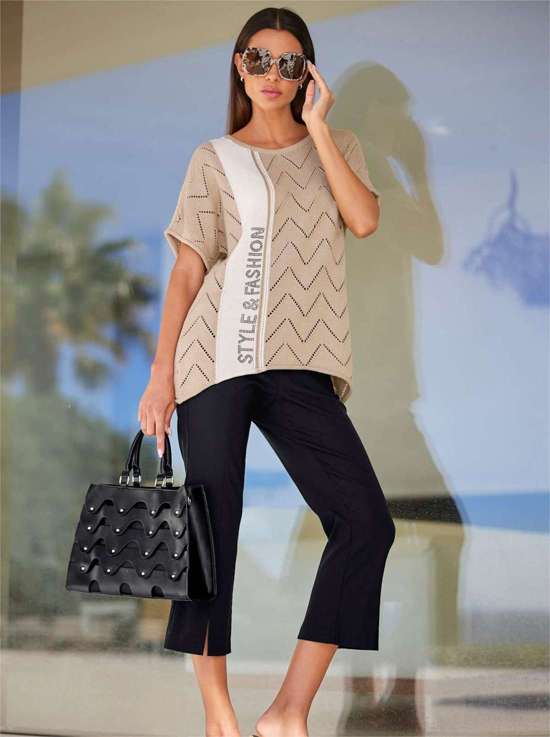 Ажурный свитер Pullover