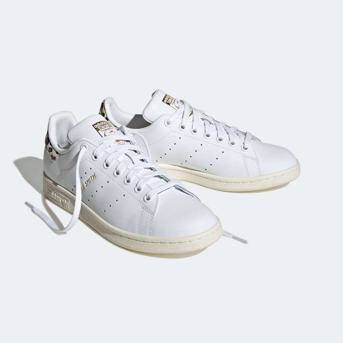 Кроссовки с леопардовым узором STAN SMITH