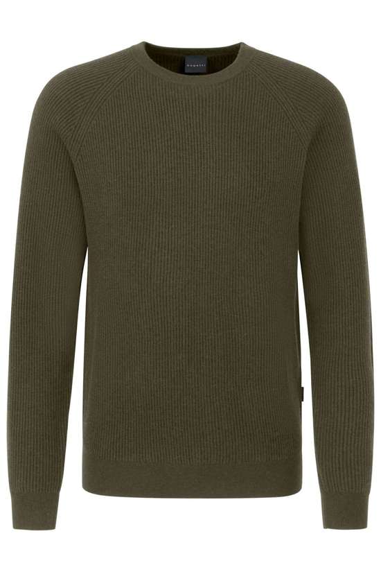 Вязаный свитер с вышивкой логотипа