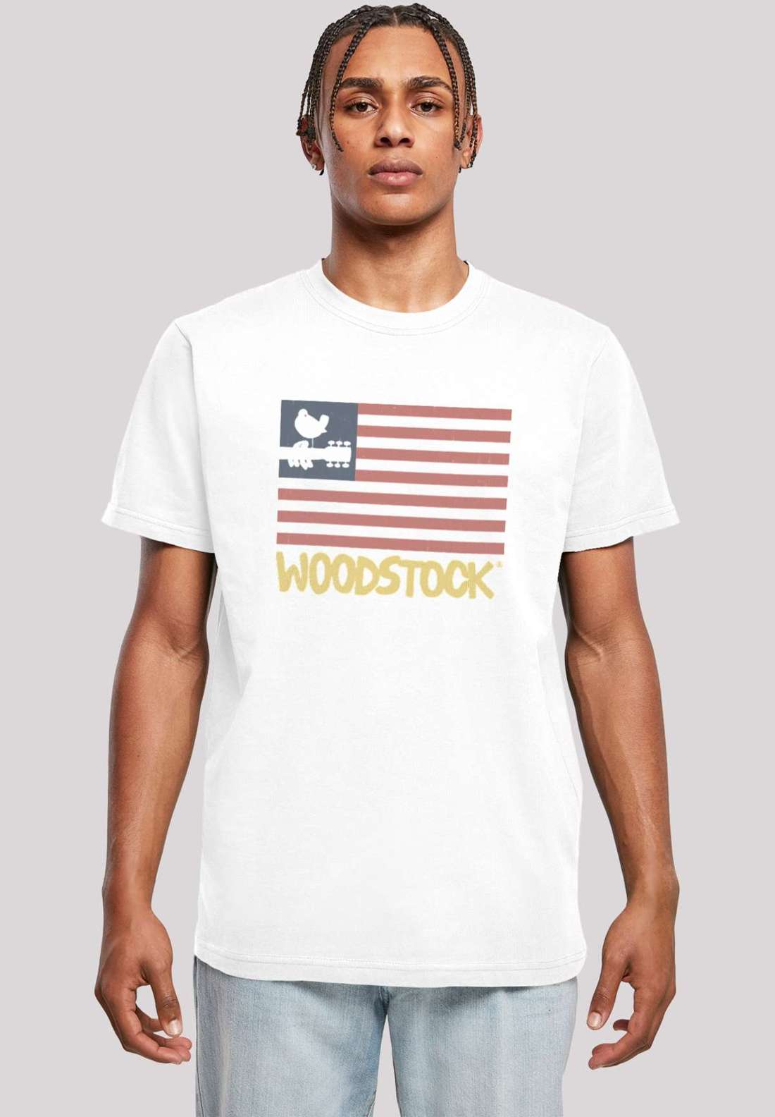 футболка Woodstock USA Flag