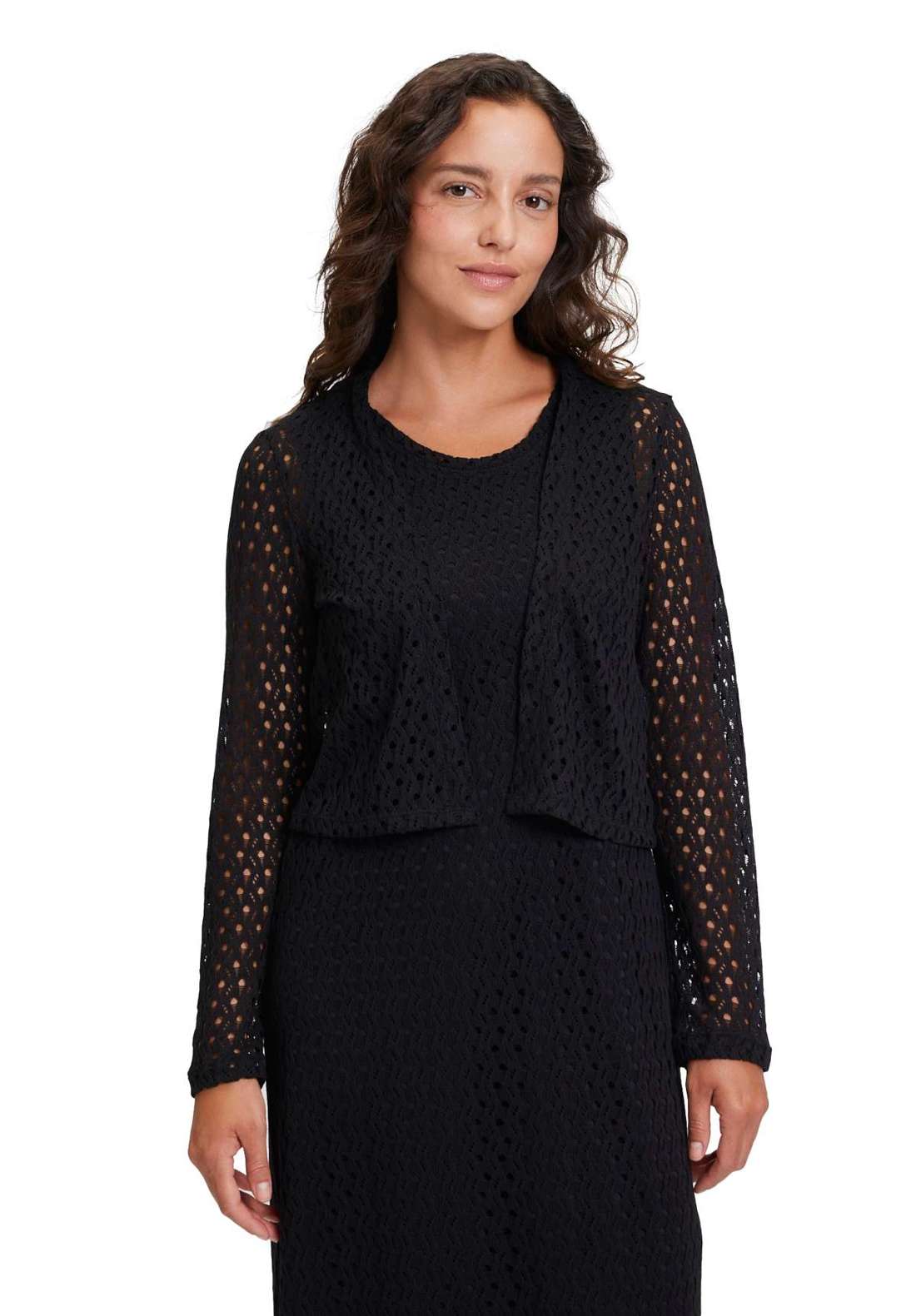 Толстовка Betty & Co Sweatjacke ohne Verschluss