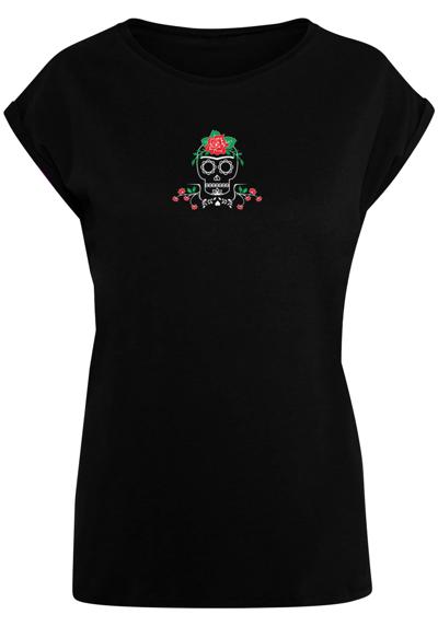 футболка Damen Ladies Frida Kahlo - Death Extended Shoulder Tee