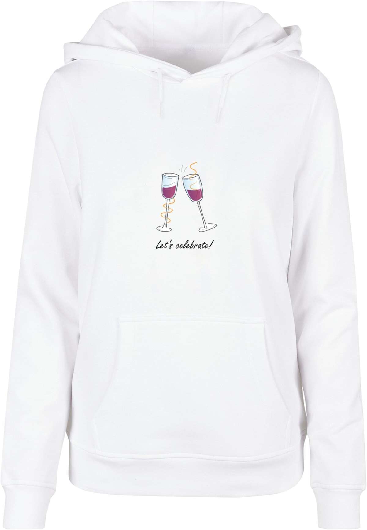 Толстовка с капюшоном Damen Ladies Lets celebrate Basic Hoody