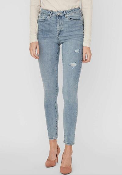 Джинсы скинни с эффектом потертости VMSOPHIA HR SKINNY DESTR J AM314 NOOS