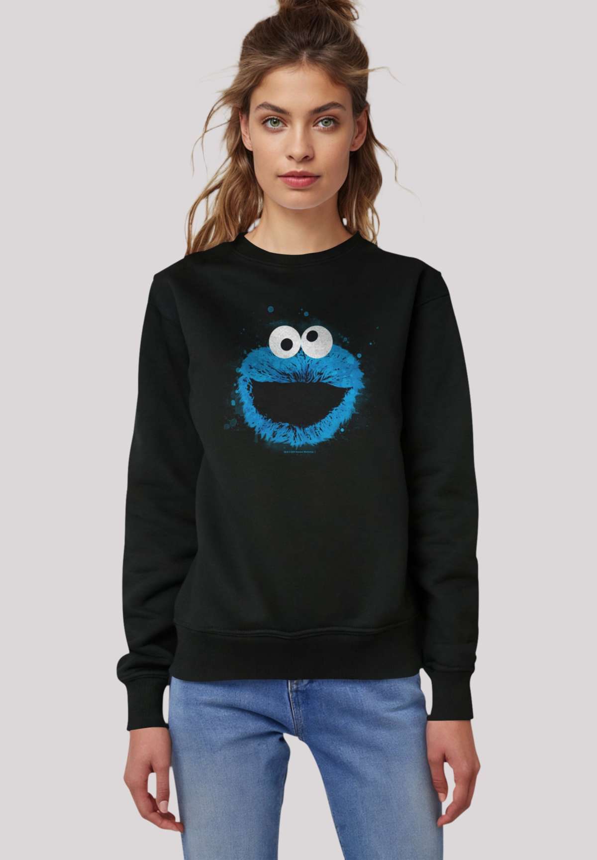 толстовка Sesamstra?e Cookie Monster Watercolor