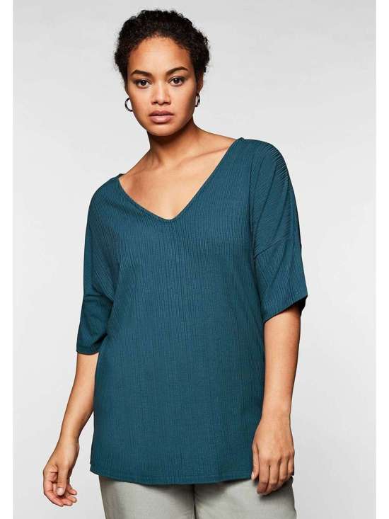 Футболка в нежную полоску Große Größen