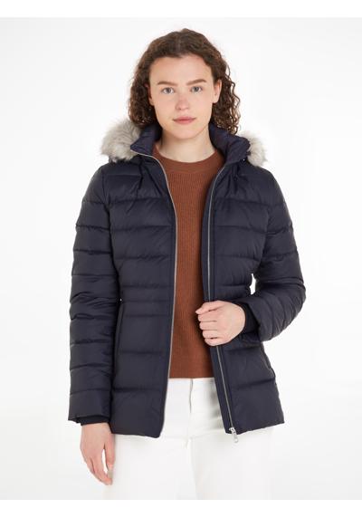 Пуховик с капюшоном и отделкой из искусственного меха на капюшоне TYRA DOWN JACKET WITH FUR