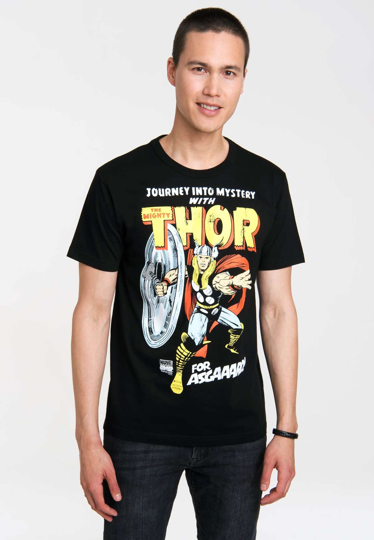 Футболка с крутым принтом спереди Thor - Marvel - For Asgaaard!