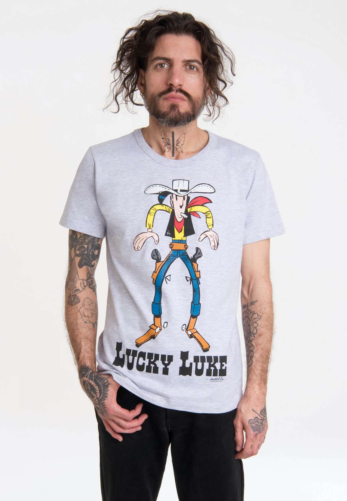 Футболка с лицензионным принтом Lucky Luke