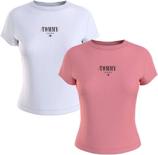 Футболка с флагом Tommy Jeans TJW 2 PACK SLIM ESSENTIAL LOGO 1