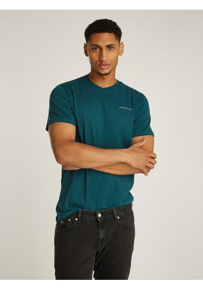 Футболка с надписью-логотипом TJM SLIM LINEAR CHEST TEE EXT