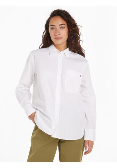 Блузка-рубашка с нагрудным карманом