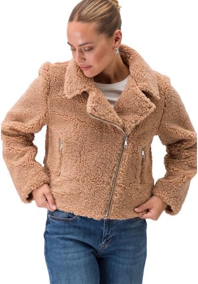 Шерстяная куртка zero Teddyjacke mit Rei?verschluss