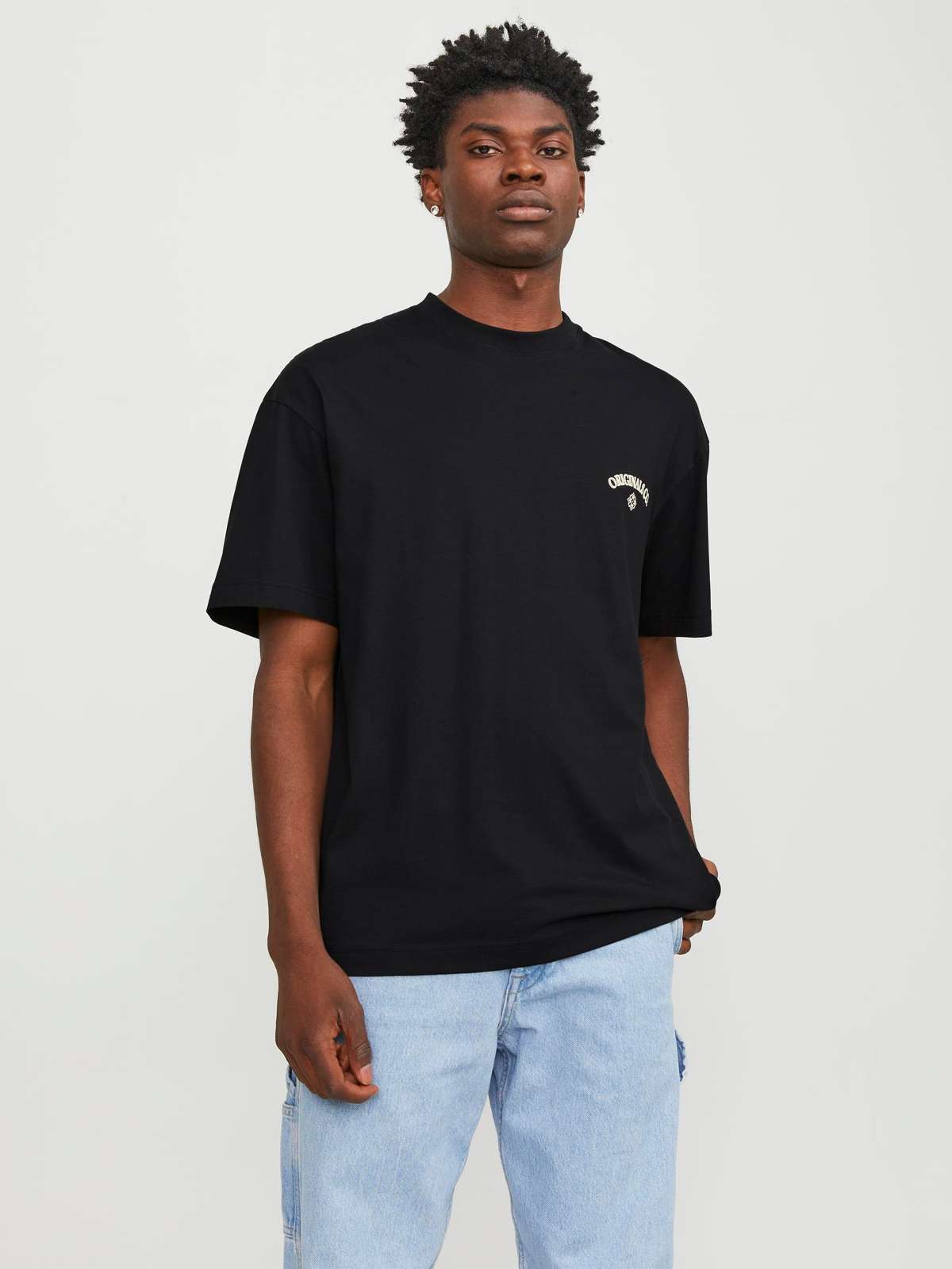 Рубашка оверсайз JORSANTORINI BACK TEE SS CREW NECK SN