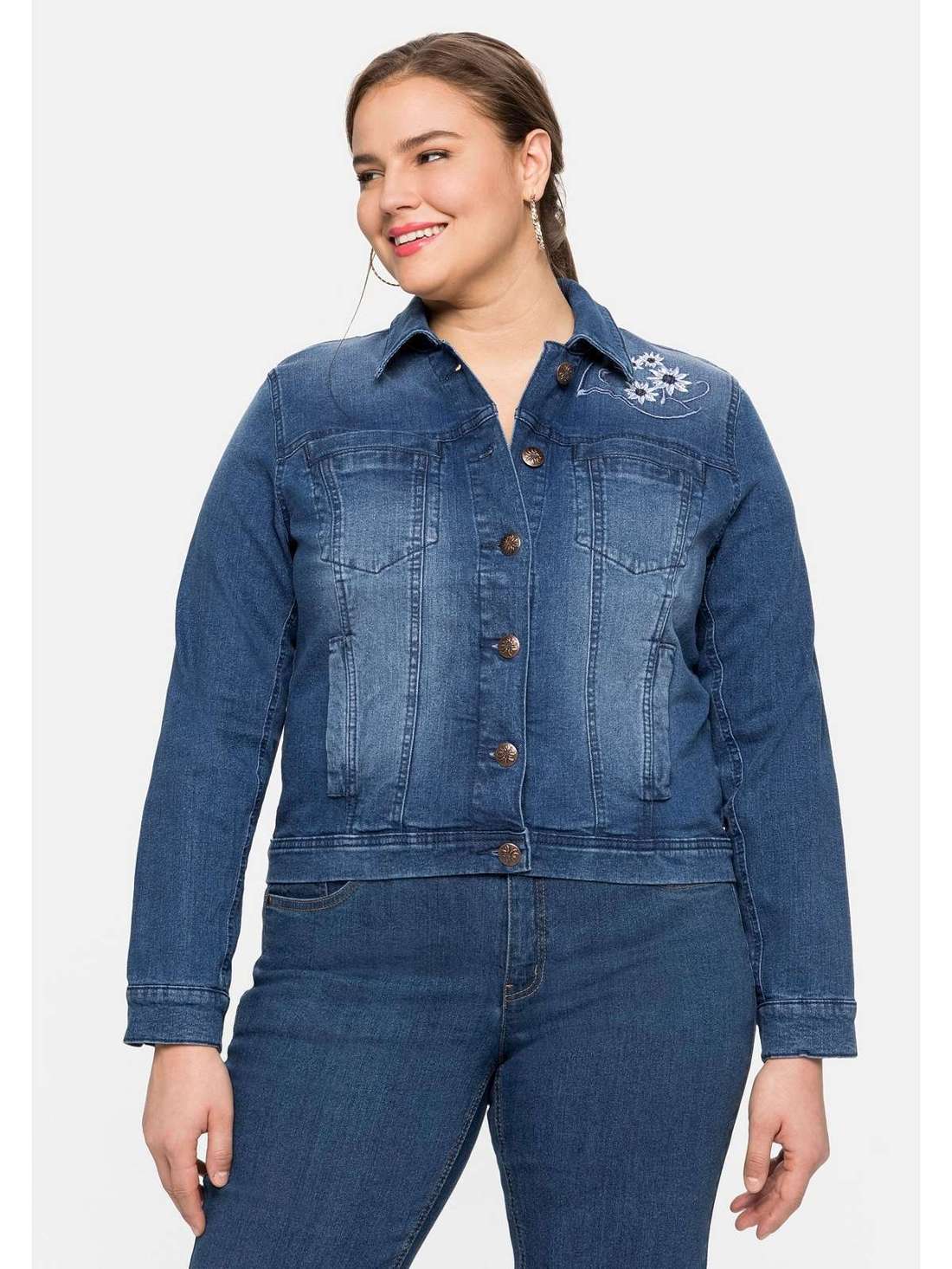 Джинсовая куртка Große Größen