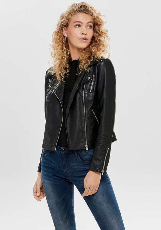 Куртка из искусственной кожи в байкерском стиле ONLGEMMA FAUX LEATHER BIKER OTW NOOS