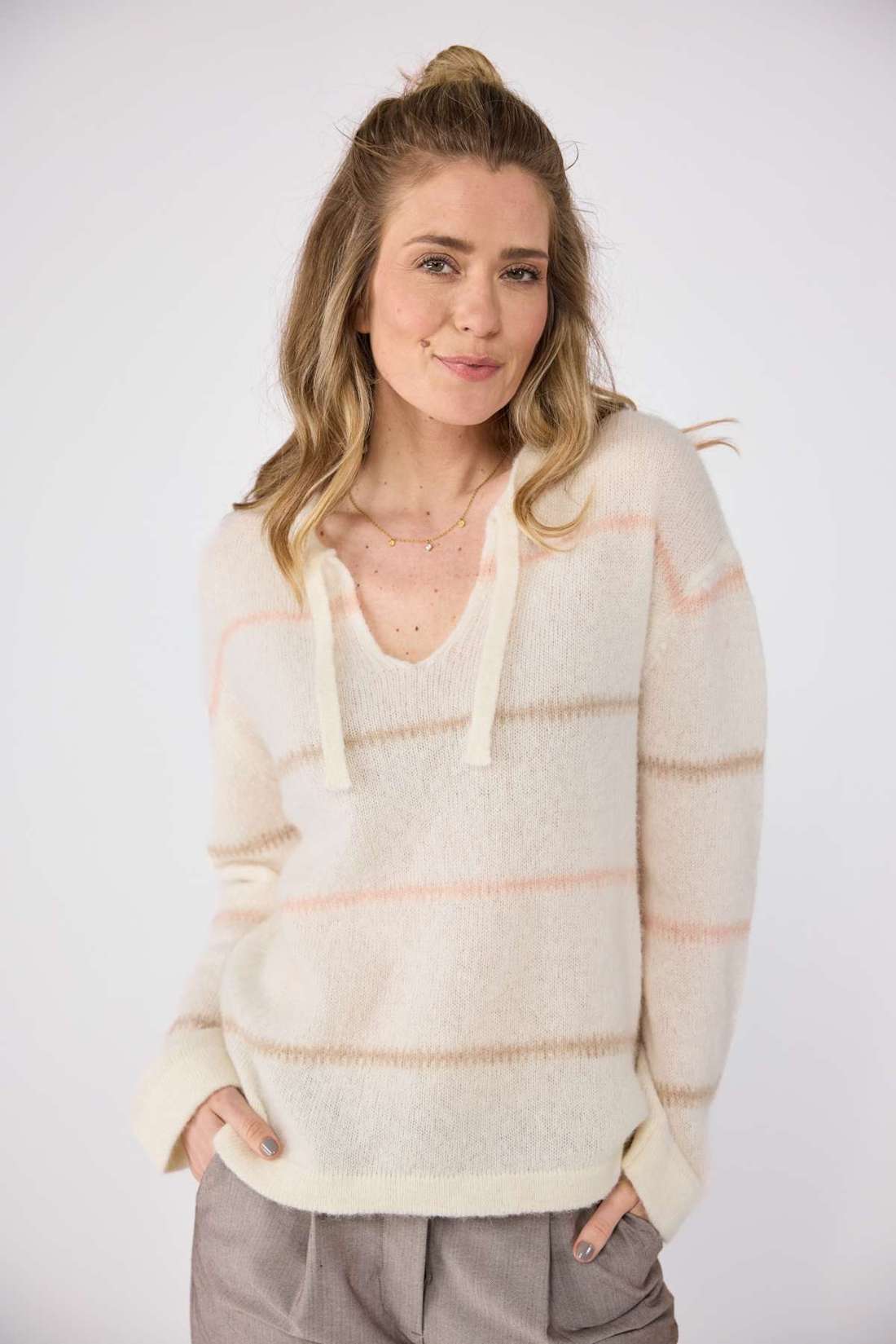 Вязаный свитер с полосками TacitaL