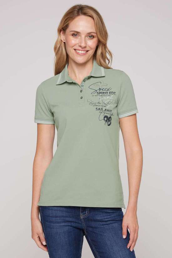 Рубашка-поло с удлиненной спиной